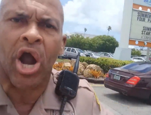 Miami-Dade Police Officer Threatens Miami SeaQuarium Protester
